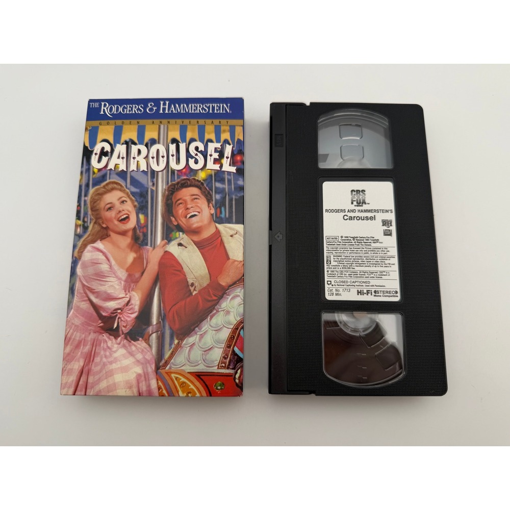 Rodgers & Hammerstein Carousel VHS Golden Anniversary Gordon MacRae Shirley Jone